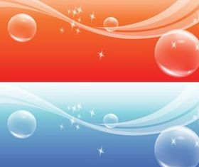 Bubble Colorful Banners Vector vector