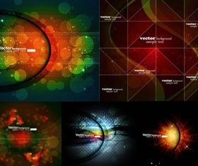 Effect light background vector