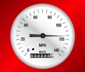 Speedometer vector