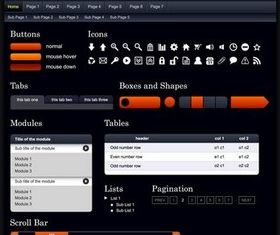 Website Design Elements vector