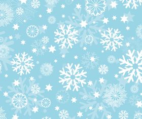 Free snowflakes and stars background vector material