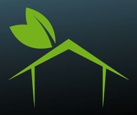 Natural House Icon vector