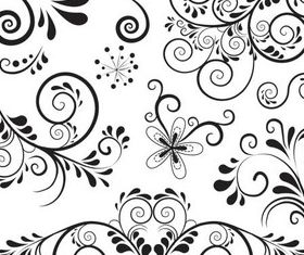 Floral Elements vector