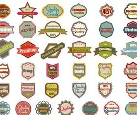 Color Labels Templates vectors graphics