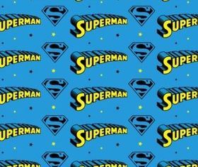 Superman Pattern design vector
