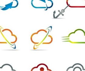 Shiny Clouds creative vector