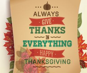 Vintage Thanksgiving Poster 2 vector