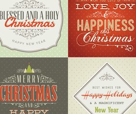 Christmas poster background vector graphic