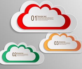 Text cloud number background creative vector