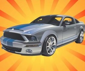 Mustang Illustration vector