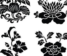 Floral Elements free vector