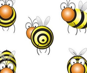 Bees vector - for free download