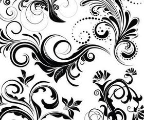 Floral Elements art vectors