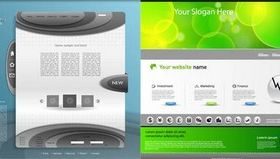 Website Templates free vector