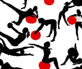 Fitness graphic design vector