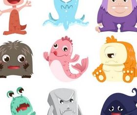 Cartoon Characters art vector