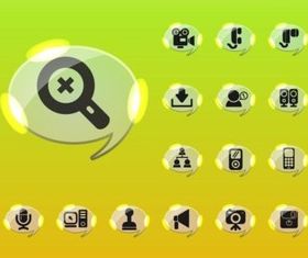 Glossy Icons vectors material