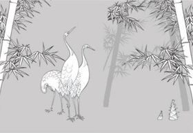 drawing bamboo vectors graphic