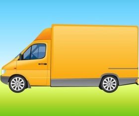 Delivery Van vector graphics