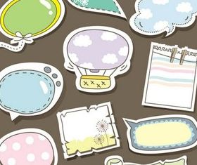 Cute Design Elements vector