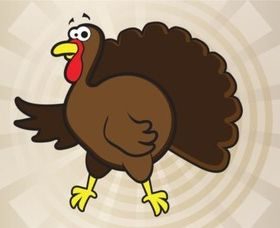 Turkey Cartoon set vector