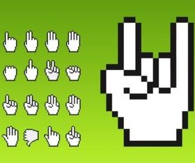 Cursor Hands vector design
