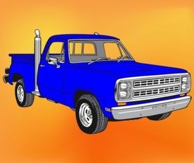 Pickup Truck vectors graphic