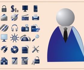 Business Icons Vector