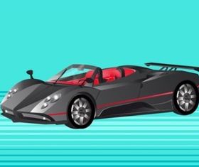 Pagani ZondSports Car vector