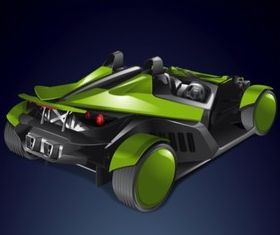 Roadster Race Car Vector