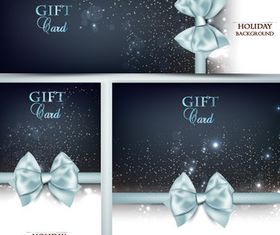 Holiday gift cards 1 vector