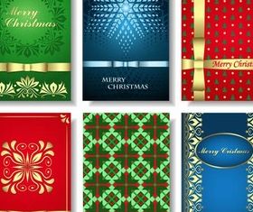 Color Christmas Cards vector