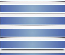 Blue paper banner vector