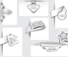 White Sale Elements vector