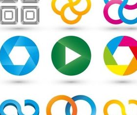 Abstract Different Logo vector material