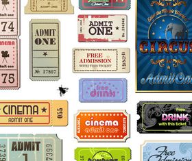 Movie Ticket vectors material