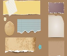 Retro paper 1 vectors graphic