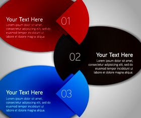 Round number colored background 2 vector material