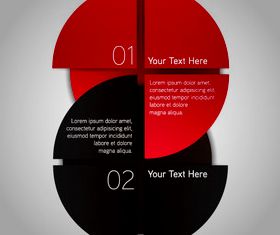 Round number colored background 3 vector material