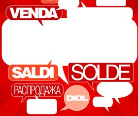 Promotions poster background 2 vector