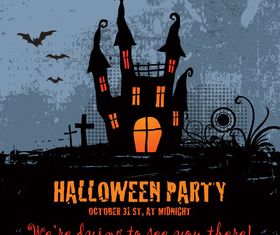 Halloween grunge background vector