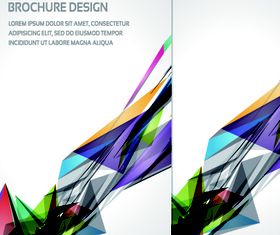 Brochure abstract cover 1 vector