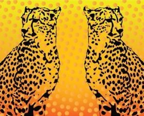 Leopard Graphics design vector