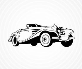 Vintage Roadster vector design