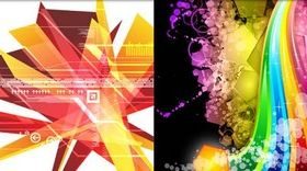 Abstract Backgrounds art vector