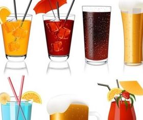 cool drink vector