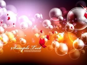 Dream bubble background vector