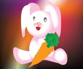 Cute Rabbit vector