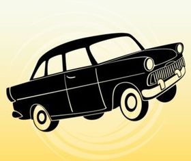 Cartoon Passenger Car Illustration vector