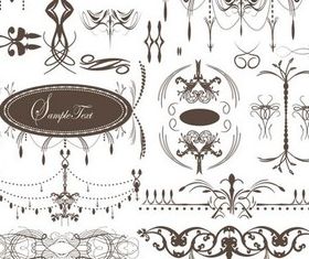 Ornament Elements art design vectors
